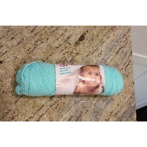 Jamie Lion Brand Yarn #254 Pistachio Green 1 Skein Babywear, Sweaters, Shawls